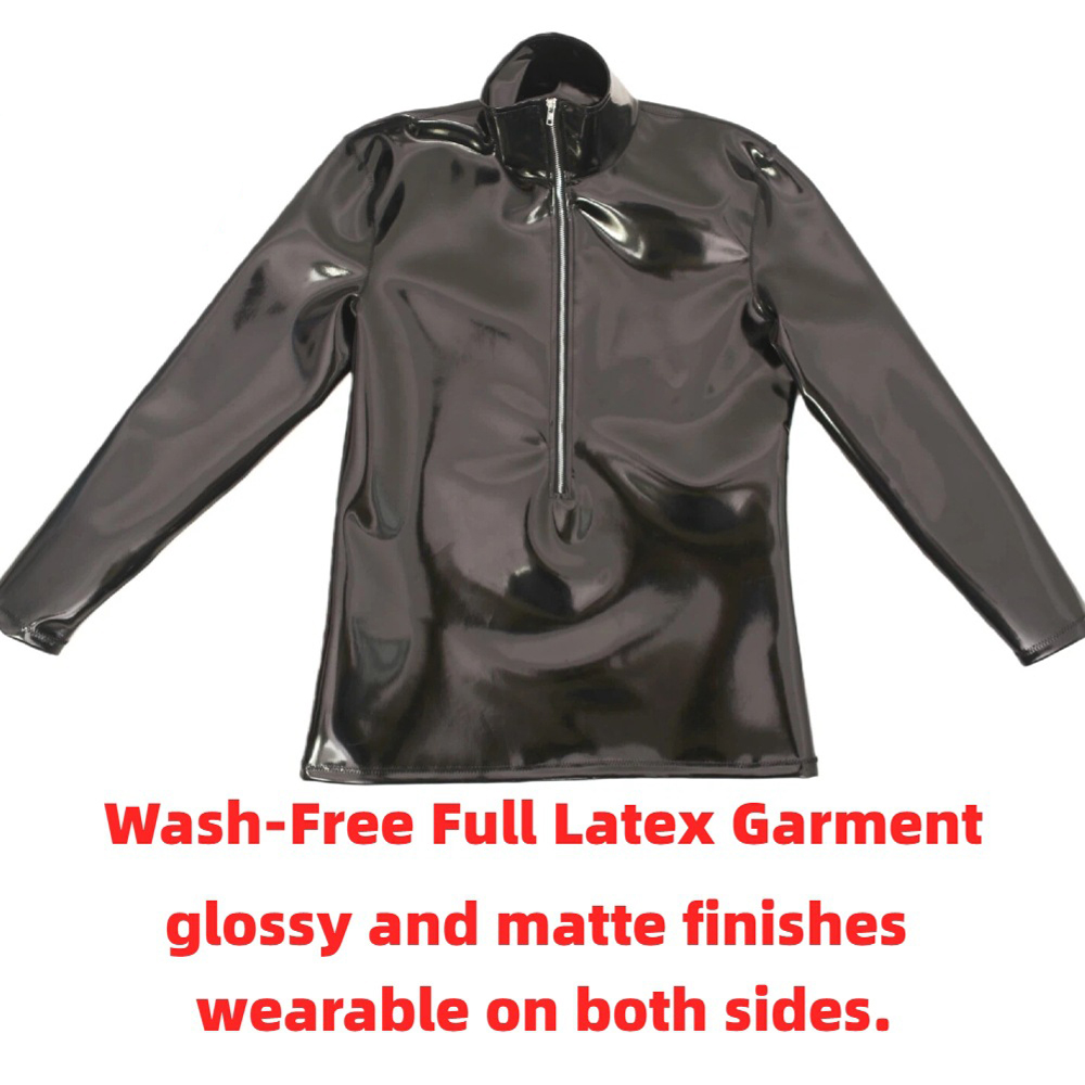 Table Tennis Double - T-shirt da uomo sexy in PVC