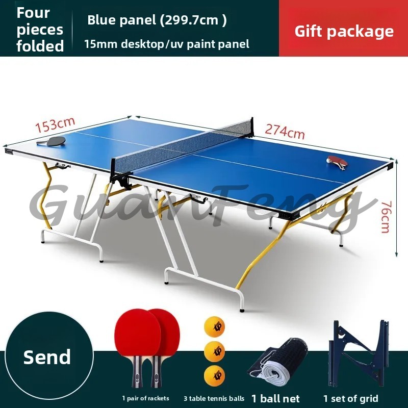 Table Tennis Youtube - Tavolo da ping pong pieghevole standard