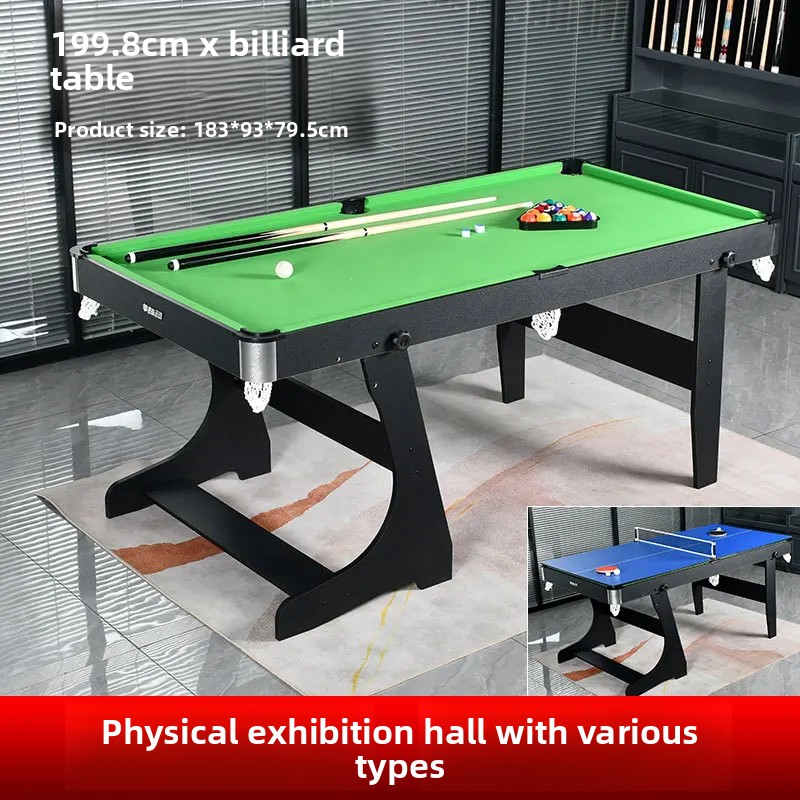 Table Tennis For Kids - Tavolo da biliardo pieghevole da 1,8