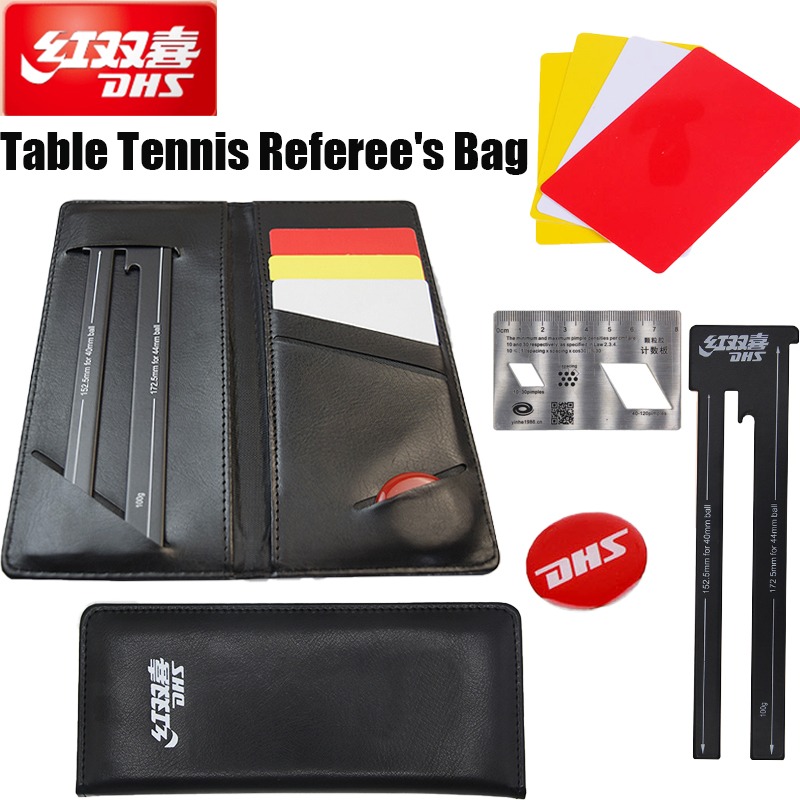 Table Tennis Yellow Card - DHS Borsa per arbitro da competizione