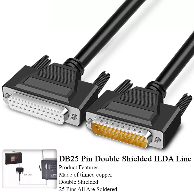 Table Tennis Double - Luce laser Linea ILDA DB25 pin