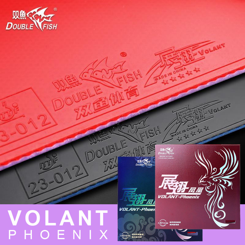 Table Tennis Double - DOPPIO PESCE Volant Phoenix Gomma da