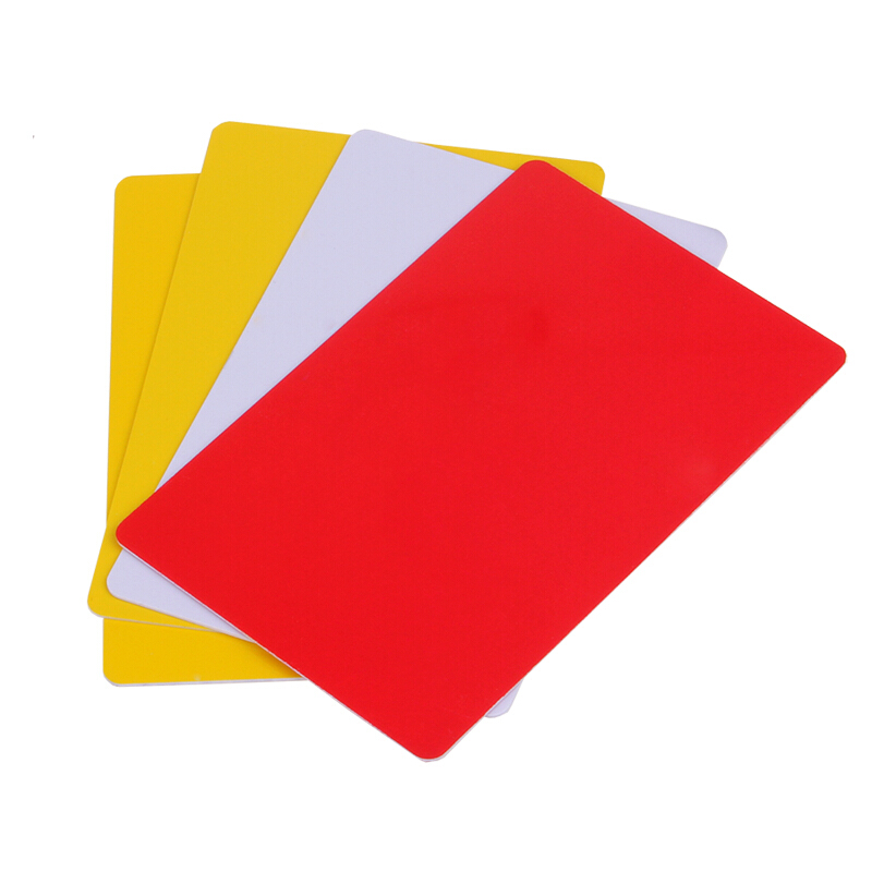 DHS standard arbitro set di ca - Table Tennis Yellow Card recensione e prezzo