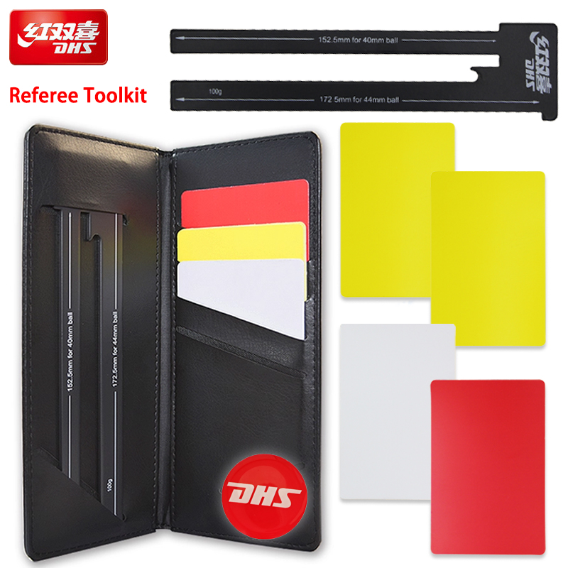 Kit da arbitro DHS per partite - Table Tennis Yellow Card recensione e prezzo